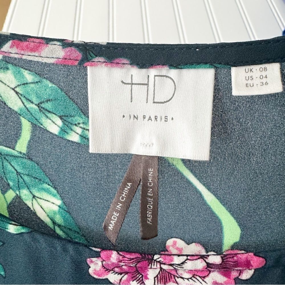 Anthropologie HD in Paris Eira Floral Blouse - Size 4 - Picture 5 of 5